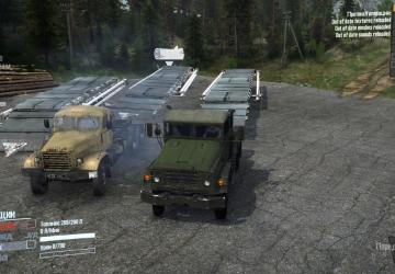 A Frame Bridge Trailer 5 version 1.0 for Spintires: MudRunner (v14.08.19)