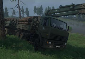 Base Kamaz 6522 Truck for Spintires: MudRunner