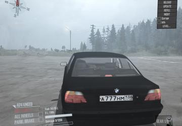 BMW 750LI E38 version 2.26. for Spintires: MudRunner (v25.02.21)