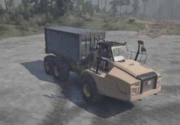 Cat 745c version 2.0 for Spintires: MudRunner (v10.06.19)