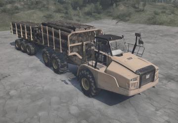 Cat 745c version 2.0 for Spintires: MudRunner (v10.06.19)