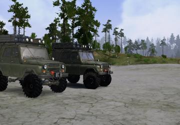 Improvement of Default UAZ 469 and 3151 version 1.0 for Spintires: MudRunner (v07.08.19)