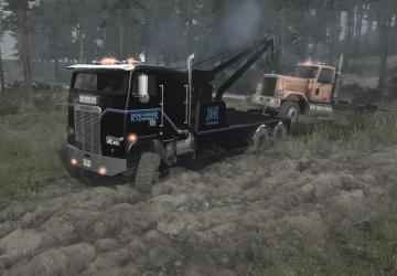 FREIGHTLINER FLA 9664 offroad version 1.1 for Spintires: MudRunner (v10.06.19)
