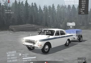 GAZ-24 Volga Aeroflot version 02 for Spintires: MudRunner (v25.02.21)