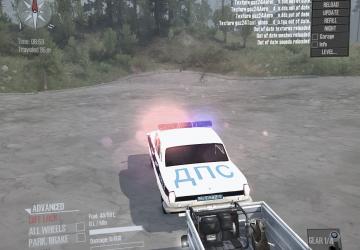 Gaz-24 Volga Politsiya Dps version 02,26 for Spintires: MudRunner (v25.02.21)