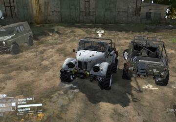 GAZ 69 M version 01 for Spintires: MudRunner (v10.06.19)