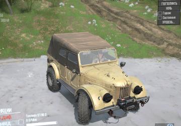 GAZ-69a and GAZ-69b version 10.06.19 for Spintires: MudRunner (v10.06.19)