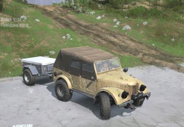 GAZ-69a and GAZ-69b version 10.06.19 for Spintires: MudRunner (v10.06.19)