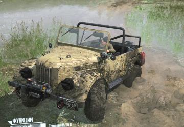 GAZ-69a and GAZ-69b version 10.06.19 for Spintires: MudRunner (v10.06.19)