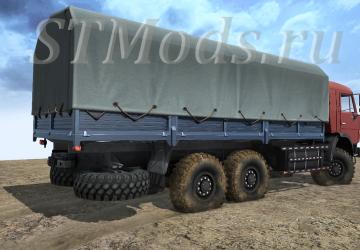 KamAZ-43110, 43118 version 1 for Spintires: MudRunner (v10.06.19)