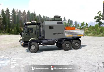 Kamaz 44118 version 08.09.20 for Spintires: MudRunner (v07.08.19)