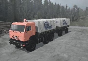 KAMAZ 54115, 54115-Turbo version 26.05.25 for Spintires: MudRunner (v28.09.22)
