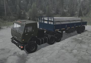 KAMAZ 54115, 54115-Turbo version 26.05.25 for Spintires: MudRunner (v28.09.22)