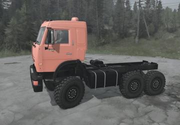 KAMAZ 54115, 54115-Turbo version 27.12.21 for Spintires: MudRunner (v25.02.21)