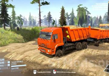 Kamaz 65225 version 1 for Spintires: MudRunner (v25.02.21)