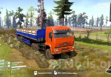Kamaz 65225 version 1 for Spintires: MudRunner (v25.02.21)