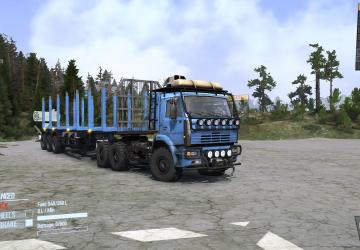Kamaz 6522 version 2.0 for Spintires: MudRunner (v10.06.19)