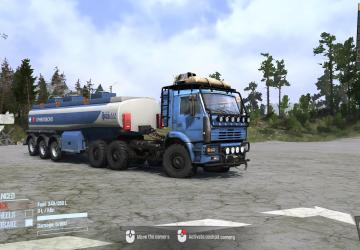 Kamaz 6522 version 2.0 for Spintires: MudRunner (v10.06.19)