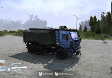 Kamaz 6522 version 2.0 for Spintires: MudRunner (v10.06.19)