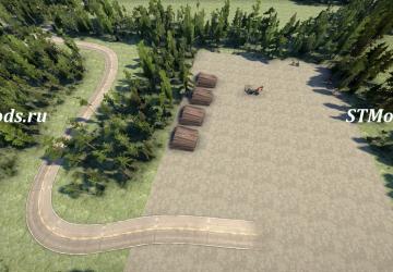 Map American Flat Grounds 2 version 1.0 for Spintires: MudRunner (v14.08.19)