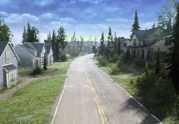 Map American Wils Day 1 - Hard Long version 1.0 for Spintires: MudRunner (v22.03.19)