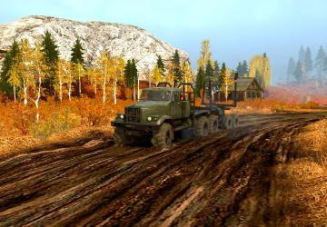 Map Autumn version 1.1 for Spintires: MudRunner (v10.06.19)
