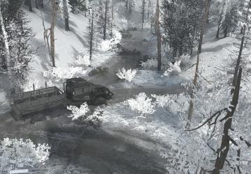 Dark Forest Snow Map version 1.0 for Spintires: MudRunner (v14.08.19)