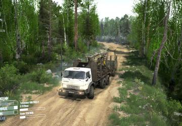 Delivery of Firewood Map version 2 for Spintires: MudRunner (v22.03.19)