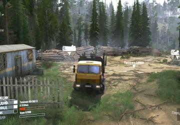 Delivery of Firewood Map version 2 for Spintires: MudRunner (v22.03.19)