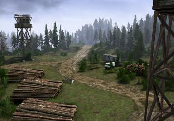 Wild River Map version 1 for Spintires: MudRunner (v25.02.21)
