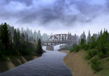 Wild River Map version 1 for Spintires: MudRunner (v25.02.21)