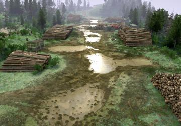 Valley 4 Map for Spintires: MudRunner (v25.02.21)