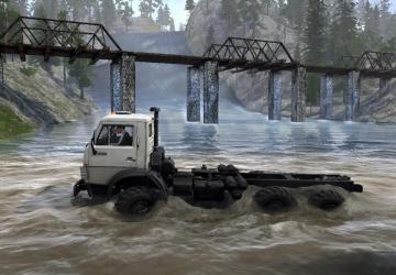 Valley of Waterfalls Map version 1 for Spintires: MudRunner (v25.02.21)