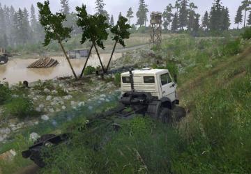 Valley of Waterfalls Map version 1 for Spintires: MudRunner (v25.02.21)