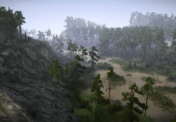 Map Somewhere in the Forests of America version 1.1 for Spintires: MudRunner (v10.06.19)