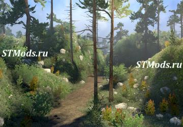 Great Tree Trail Map version 1.0 for Spintires: MudRunner (v14.08.19)