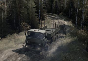 Map IK-3.Autumn version 1 for Spintires: MudRunner (v14.08.19)