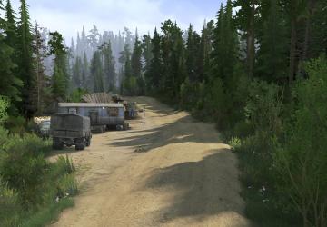 Map Kirensk-Zabalo version 2.2 for Spintires: MudRunner (v10.06.19)