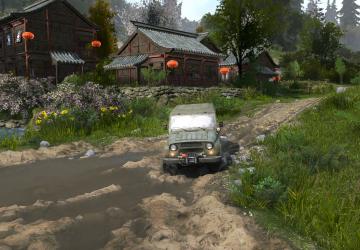 Chinese Village and Canyon Map version 1 for Spintires: MudRunner (v07.08.19)