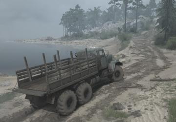 Wreck of the Log Barge Map version 1.1 for Spintires: MudRunner (v25.02.21)