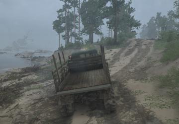 Wreck of the Log Barge Map version 1.1 for Spintires: MudRunner (v25.02.21)
