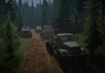 Leshachy Trails Map version 09.09.23 for Spintires: MudRunner (v25.02.21)