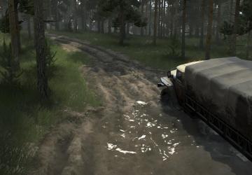 Forest Road Map version 1 for Spintires: MudRunner (v28.09.22)
