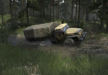 Forest Road Map version 1 for Spintires: MudRunner (v28.09.22)