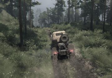 Forest Mountain Roads Map version 1 for Spintires: MudRunner (v14.08.19)