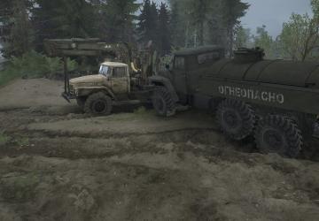 Forest Plains Map version 18.02.21 for Spintires: MudRunner (v07.08.19)