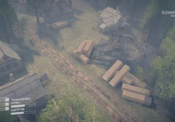 Level Difficult Logging Road Map version v2 for Spintires: MudRunner (v10.06.19)