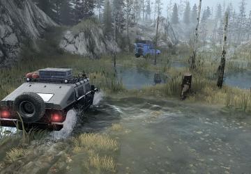 Manicouagan Crater Map version 1.0 for Spintires: MudRunner (v14.08.19)