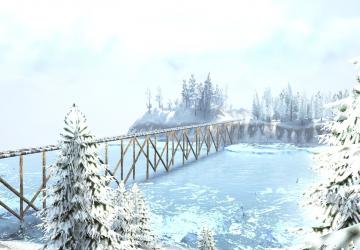 Maps Expanses of Villages 4 Winter version 15.02.20 for Spintires: MudRunner (v10.06.19)