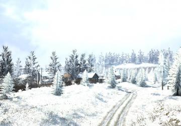 Maps Expanses of Villages 4 Winter version 15.02.20 for Spintires: MudRunner (v10.06.19)